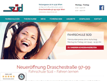 Tablet Screenshot of fahrschule-sued.at